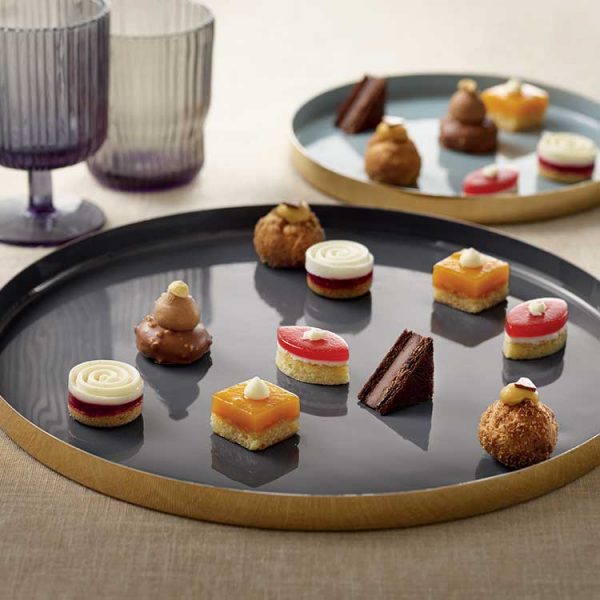 Petits fours sucrés Plateau Art Déco