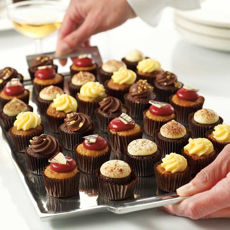 Plateau de mini cupcakes